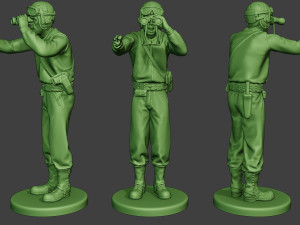 american tank crew ww2 atc1 pack1 3D 打印模型