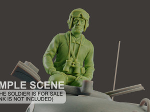 american tank crew ww2 atc1 pack1 3D 打印模型