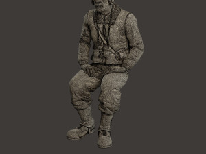 american tank crew ww2 atc1 pack1 3D 打印模型
