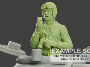 american tank crew ww2 atc1 pack1 3D 打印模型