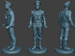 german tank crew ww2 stand gtc1 3D Print Model