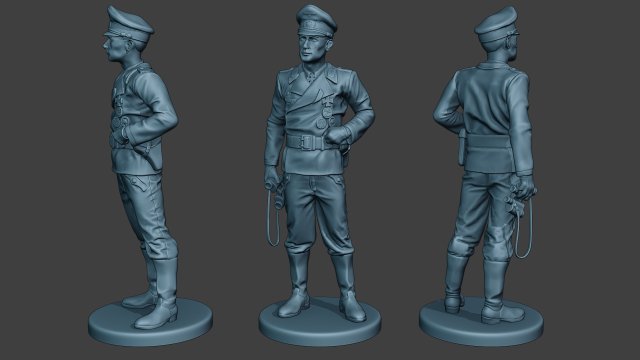 german tank crew unit ww2 stand2 gtc1 3D Принт Модель .c4d .max .obj .3ds .fbx .stl .blend 