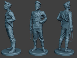 german tank crew unit ww2 stand2 gtc1 3D Print Model