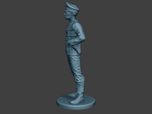 german tank crew unit ww2 stand2 gtc1 3D Принт Модель