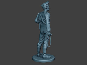 german tank crew unit ww2 stand2 gtc1 3D Принт Модель