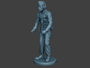 german tank crew unit ww2 commanding gtc1 Modèles 3D en vedette