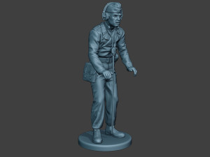 german tank crew unit ww2 commanding gtc1 Modèles 3D en vedette