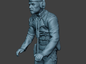 german tank crew unit ww2 commanding gtc1 Modèles 3D en vedette