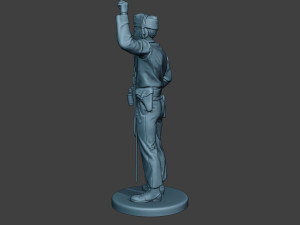 german tank crew unit ww2 action gtc1 3D Принт Модель