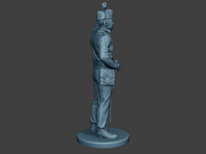 german tank crew unit ww2 action gtc1 3D Принт Модель