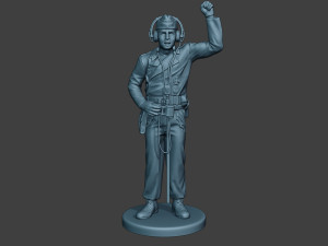 german tank crew unit ww2 action gtc1 3D Принт Модель