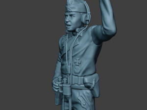 german tank crew unit ww2 action gtc1 3D Принт Модель