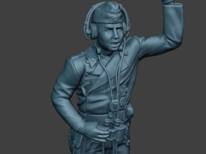 german tank crew unit ww2 action gtc1 3D Принт Модель