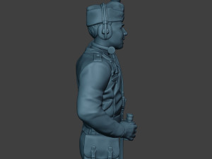 german tank crew unit ww2 action gtc1 3D Принт Модель