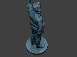 german tank crew unit ww2 action gtc1 3D Принт Модель