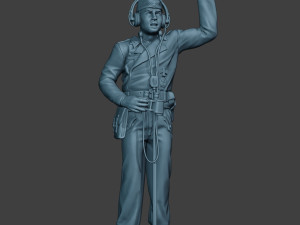 german tank crew unit ww2 action gtc1 3D Принт Модель