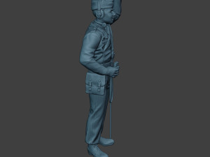 german tank crew unit ww2 action gtc1 3D Принт Модель