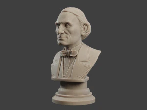 jean eugene robert houdin bust 3D Print Model