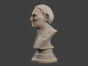 jean eugene robert houdin bust Model do druku 3D