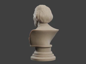 jean eugene robert houdin bust 3D Print Model