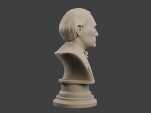 jean eugene robert houdin bust 3D Print Model