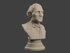 jean eugene robert houdin bust Model do druku 3D