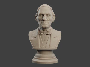 jean eugene robert houdin bust 3D Print Model