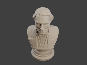 jean eugene robert houdin bust 3D Print Model