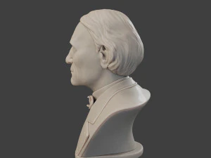 jean eugene robert houdin bust 3D Print Model