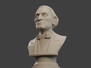 jean eugene robert houdin bust Model do druku 3D