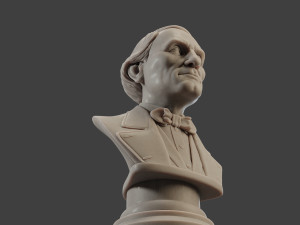 jean eugene robert houdin bust Model do druku 3D