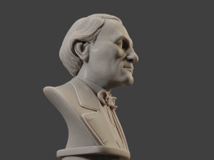 jean eugene robert houdin bust Model do druku 3D