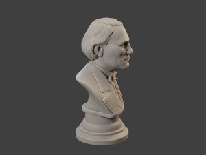 jean eugene robert houdin bust Model do druku 3D