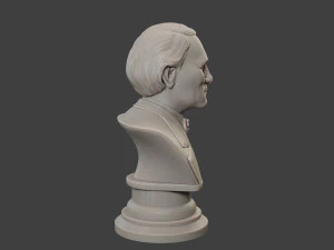 jean eugene robert houdin bust 3D Print Model