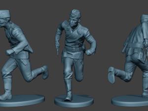 german tank crew unit ww2 run gtc1 Modelo de impresión 3D