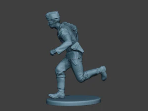 german tank crew unit ww2 run gtc1 3D Print Model