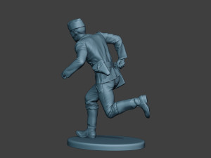 german tank crew unit ww2 run gtc1 Modello di stampa 3D