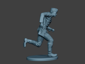 german tank crew unit ww2 run gtc1 Modello di stampa 3D