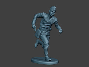 german tank crew unit ww2 run gtc1 Modello di stampa 3D