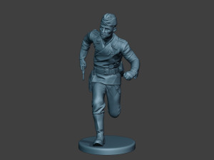german tank crew unit ww2 run gtc1 Modello di stampa 3D