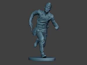 german tank crew unit ww2 run gtc1 Modello di stampa 3D