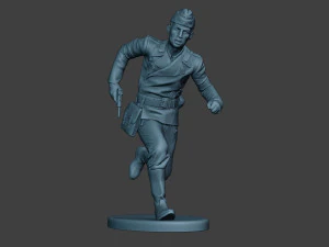 german tank crew unit ww2 run gtc1 3D Print Model