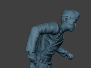 german tank crew unit ww2 run gtc1 Modello di stampa 3D
