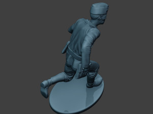 german tank crew unit ww2 run gtc1 Modello di stampa 3D