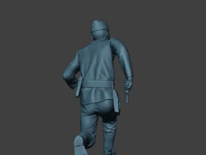 german tank crew unit ww2 run gtc1 3D Print Model