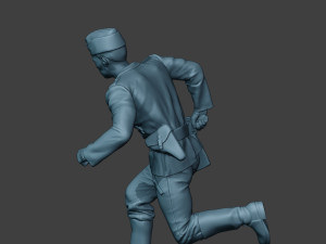 german tank crew unit ww2 run gtc1 Modello di stampa 3D