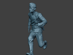 german tank crew unit ww2 run gtc1 Modello di stampa 3D
