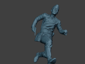german tank crew unit ww2 run gtc1 Modello di stampa 3D
