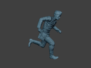 german tank crew unit ww2 run gtc1 Modello di stampa 3D