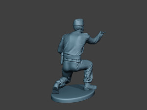 german tank crew unit ww2 shooting gtc1 3D-printmodel